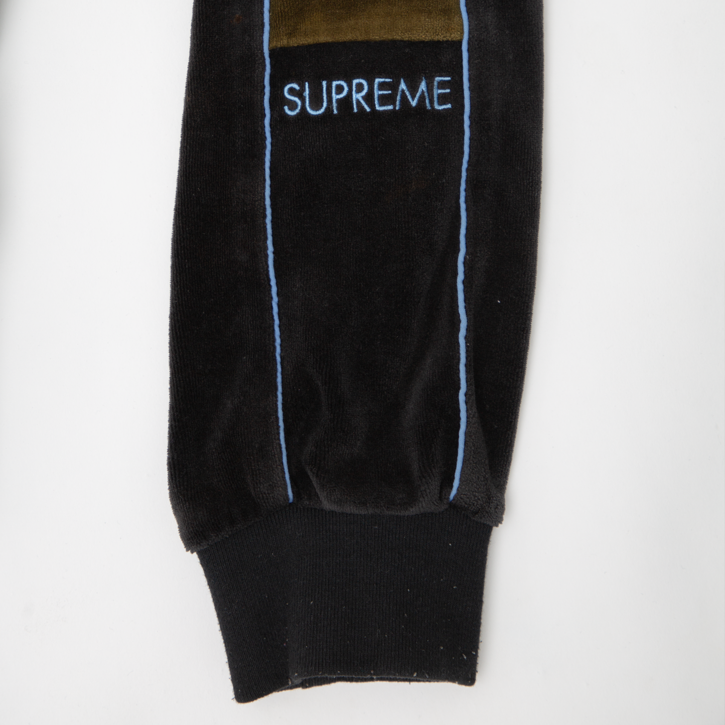Supreme Velour Tracksuit (Black/Green) - S