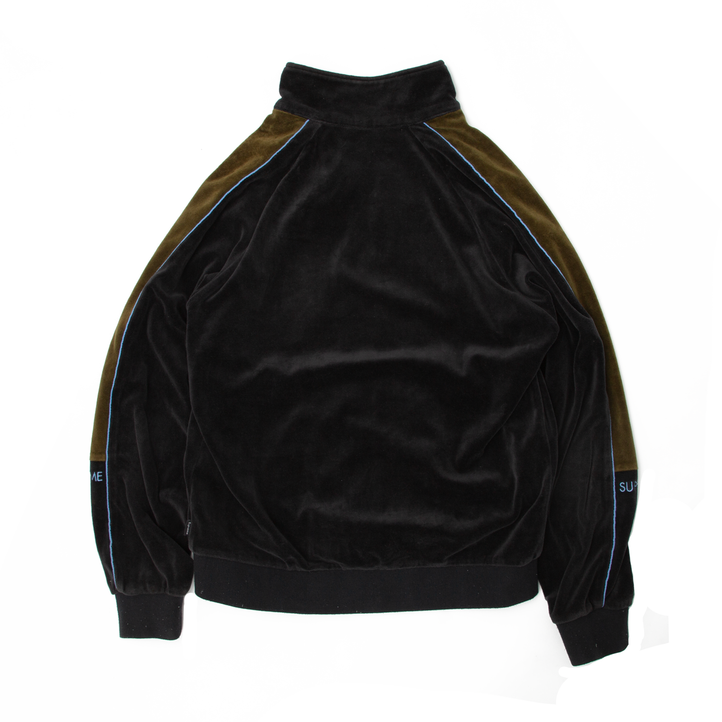 Supreme Velour Tracksuit (Black/Green) - S