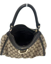 Gucci D Ring Abbey Shoulder Bag - Brown Canvas