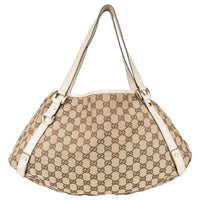 Gucci GG Canvas Abbey Tote Bag – Beige