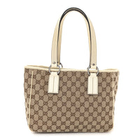 Gucci Monogram Medium Tote Off White