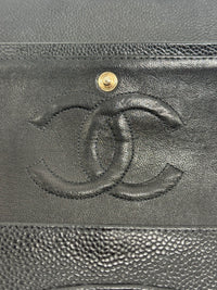 Chanel Caviar Leather Flap Bag 24k – Black
