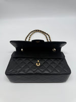 Chanel Caviar Leather Flap Bag 24k – Black