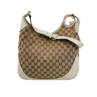 Gucci Monogram Medium Charlotte Hobo Off White
