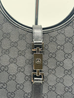 Gucci Jackie GG Canvas Shoulder Bag – Black