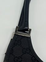 Gucci Jackie GG Canvas Shoulder Bag – Black
