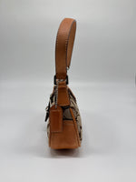 Coach Soho Signature Canvas Buckle Shoulder Bag