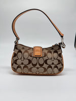 Coach Soho Signature Canvas Buckle Shoulder Bag