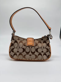Coach Soho Signature Canvas Buckle Shoulder Bag