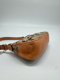 Coach Soho Signature Canvas Buckle Shoulder Bag