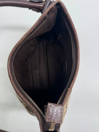 Gucci GG Canvas Abbey D-Ring Hobo Shoulder Bag – Brown