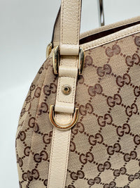 Gucci GG Canvas Abbey Tote Bag – Beige
