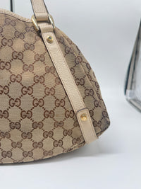 Gucci GG Canvas Abbey Tote Bag – Beige