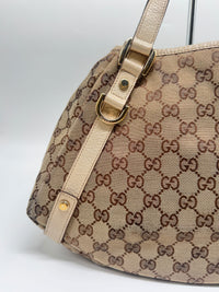 Gucci GG Canvas Abbey Tote Bag – Beige