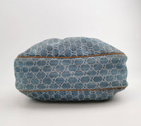 Gucci Sukey Denim GG Monogram Shoulder Bag