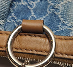 Gucci Sukey Denim GG Monogram Shoulder Bag
