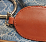 Gucci Sukey Denim GG Monogram Shoulder Bag