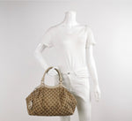 Gucci Sukey GG Monogram Canvas Shoulder Bag – Beige