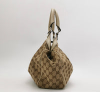 Gucci Sukey GG Monogram Canvas Shoulder Bag – Beige