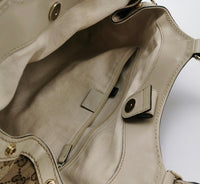 Gucci Sukey GG Monogram Canvas Shoulder Bag – Beige