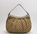 Gucci Sukey GG Monogram Canvas Shoulder Bag – Beige (Large)