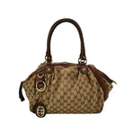 Gucci Sukey GG Monogram Canvas Shoulder Bag – Beige