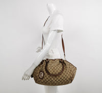 Gucci Sukey GG Monogram Canvas Shoulder Bag – Beige