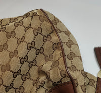 Gucci Sukey GG Monogram Canvas Shoulder Bag – Beige
