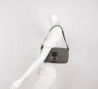 Fendi Baguette 1997 Zucca Jacquard Shoulder Bag