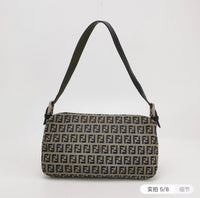 Fendi Baguette 1997 Zucca Jacquard Shoulder Bag