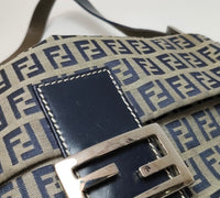 Fendi Baguette 1997 Zucca Jacquard Shoulder Bag