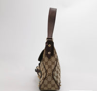 Gucci GG Canvas Horsebit Shoulder Bag