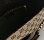 Gucci GG Canvas Horsebit Shoulder Bag