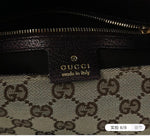 Gucci GG Canvas Horsebit Shoulder Bag