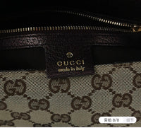 Gucci GG Canvas Horsebit Shoulder Bag