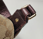 Gucci GG Canvas Horsebit Shoulder Bag