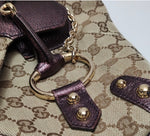 Gucci GG Canvas Horsebit Shoulder Bag