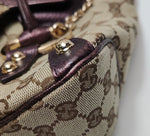 Gucci GG Canvas Horsebit Shoulder Bag