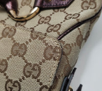 Gucci GG Canvas Horsebit Shoulder Bag