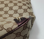 Gucci GG Canvas Horsebit Shoulder Bag
