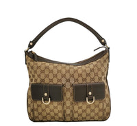 Gucci Abbey Pocket Canvas Shoulder Bag