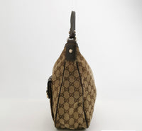 Gucci Abbey Pocket Canvas Shoulder Bag