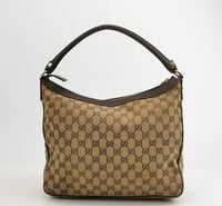Gucci Abbey Pocket Canvas Shoulder Bag