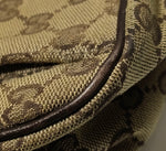 Gucci Abbey Pocket Canvas Shoulder Bag