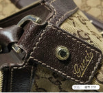 Gucci Abbey Pocket Canvas Shoulder Bag