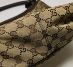 Gucci Abbey Pocket Canvas Shoulder Bag