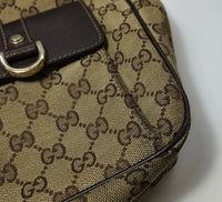 Gucci Abbey Pocket Canvas Shoulder Bag