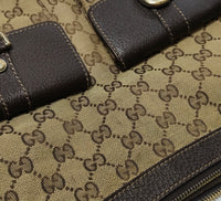 Gucci Abbey Pocket Canvas Shoulder Bag