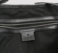 Gucci GG Monogram Canvas Tote – Black Leather Trim