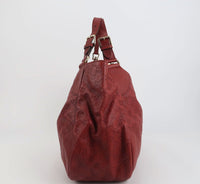 Gucci Charlotte GG Embossed Leather Tote – Burgundy